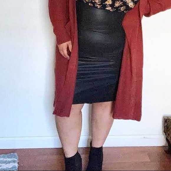 Part & Parcel Dresses & Skirts - Part & Parcel faux leather pencil skirt, Sz. 2X
